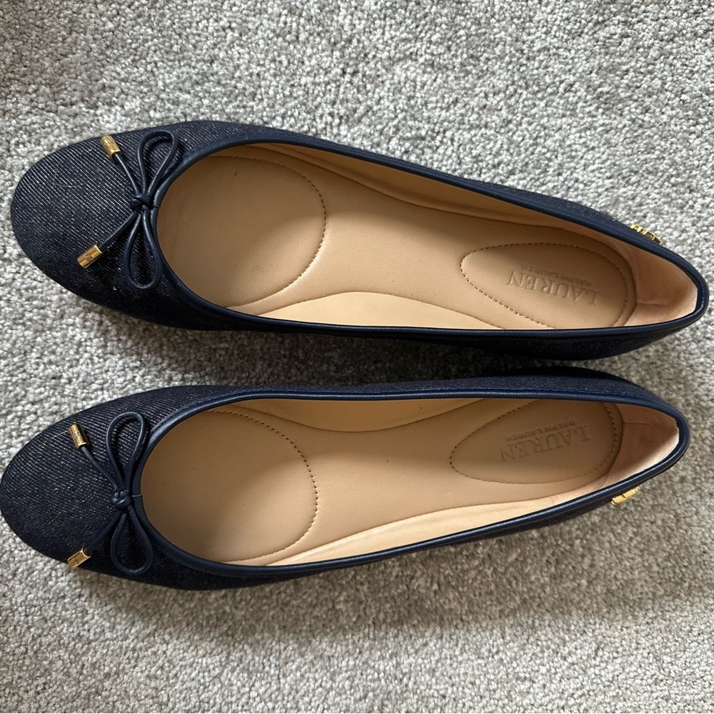 Denim Ballet Flats